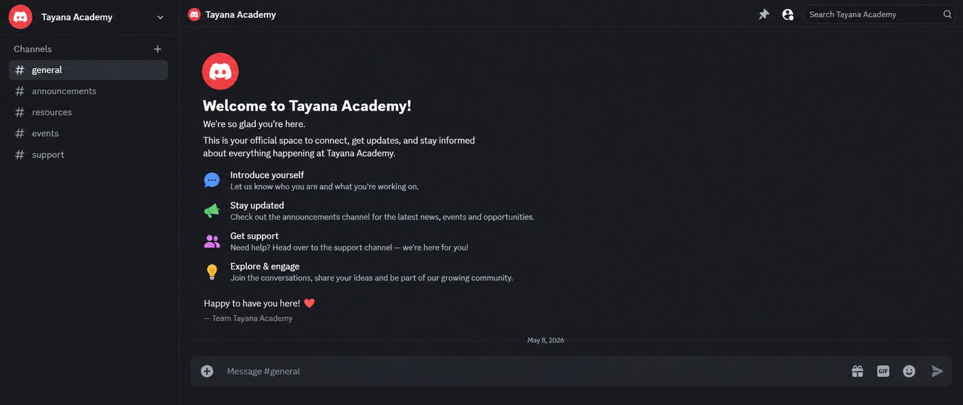 Tayana Academy Discord server